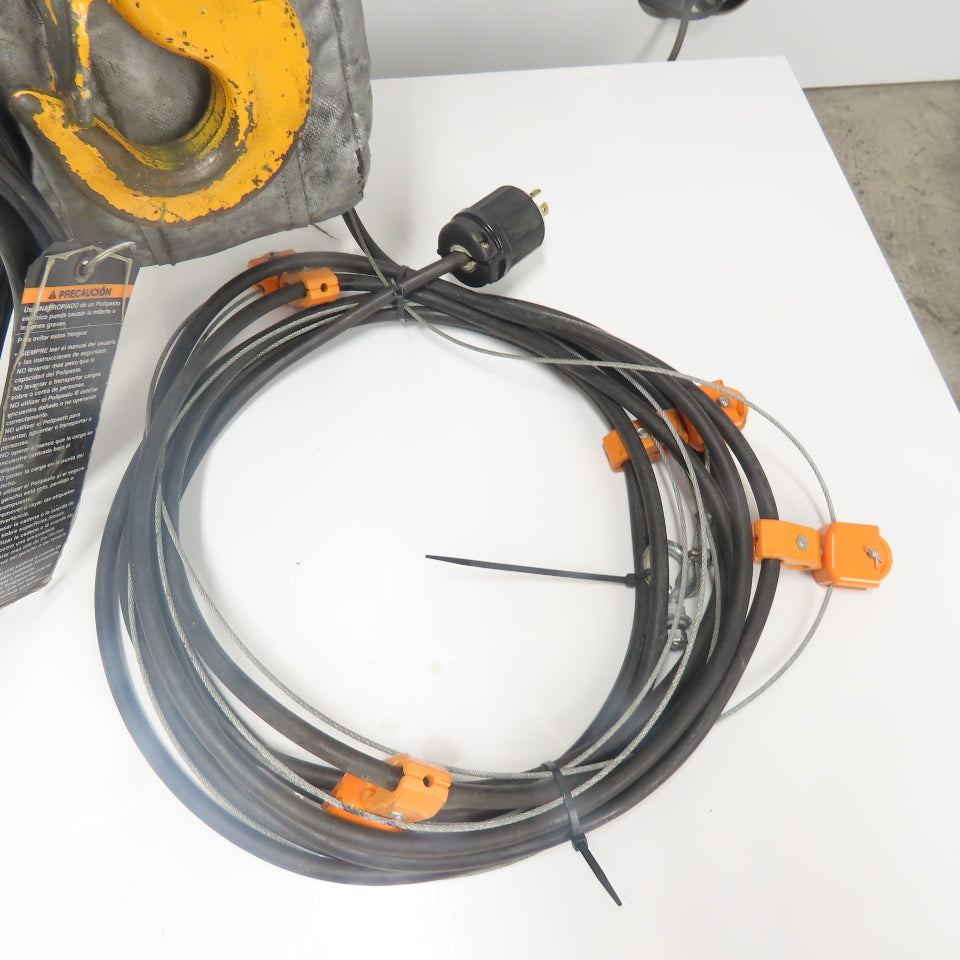 Harrington NER020LD 2 Ton 4000LB Electric Chain Hoist 20'Lift 2.5-14FPM 230/460V