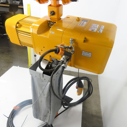 Harrington NER020LD 2 Ton 4000LB Electric Chain Hoist 20'Lift 2.5-14FPM 230/460V