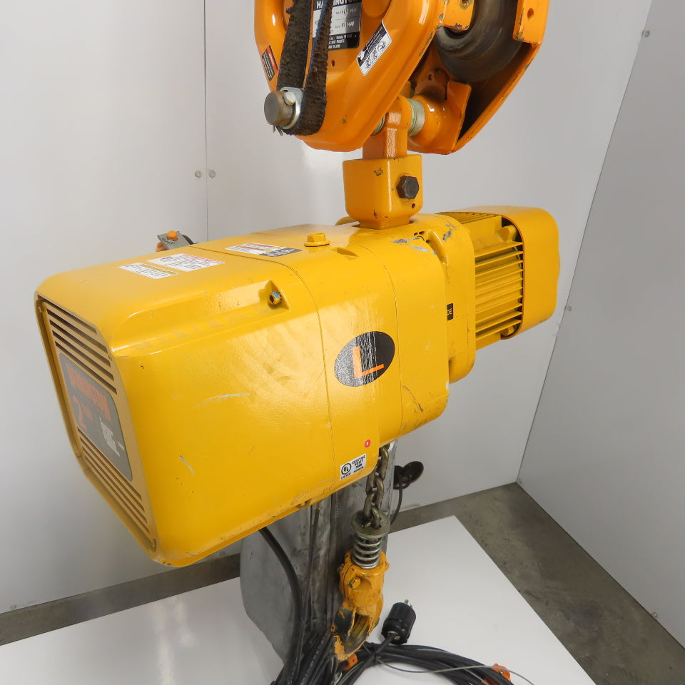 Harrington NER020LD 2 Ton 4000LB Electric Chain Hoist 20'Lift 2.5-14FPM 230/460V