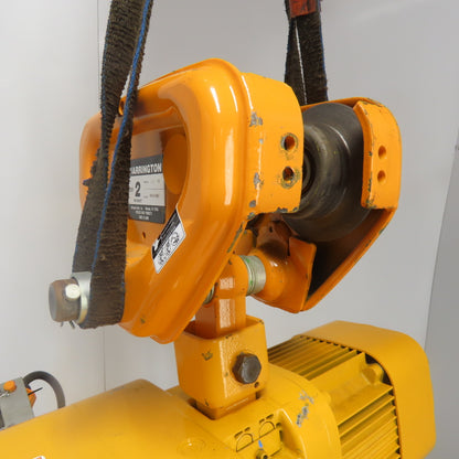 Harrington NER020LD 2 Ton 4000LB Electric Chain Hoist 20'Lift 2.5-14FPM 230/460V