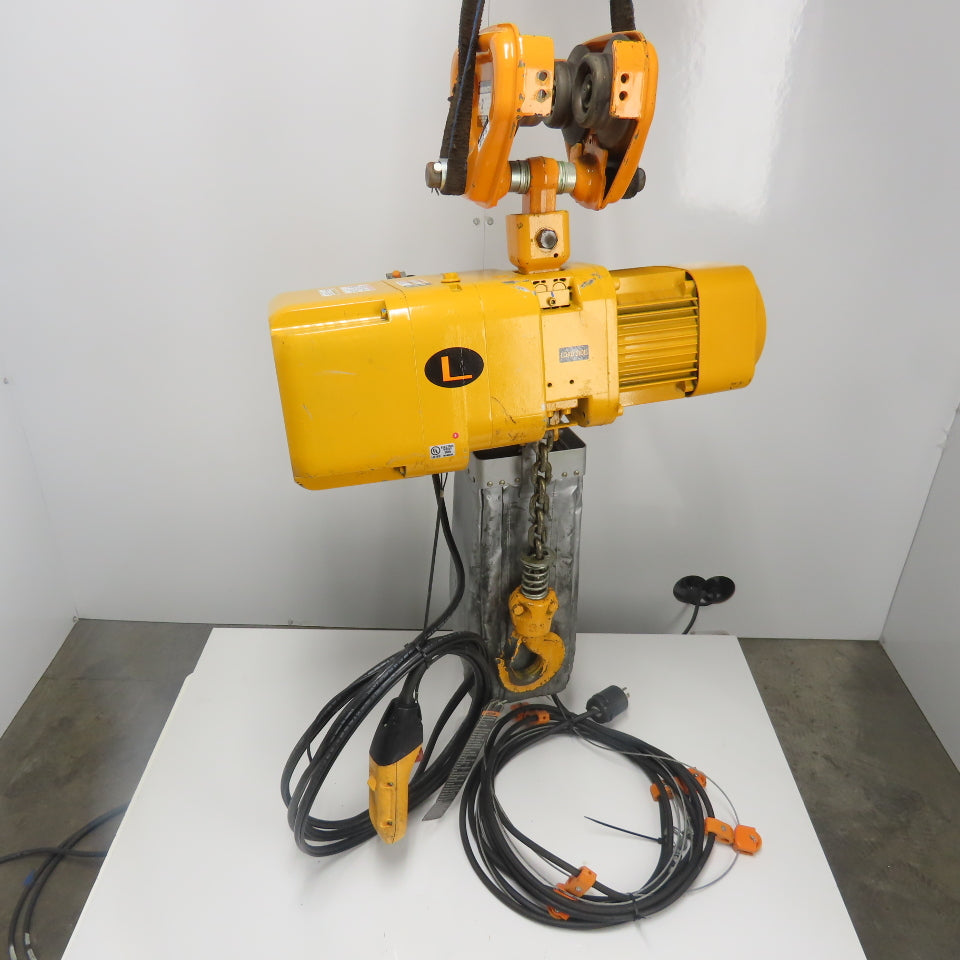 Harrington NER020LD 2 Ton 4000LB Electric Chain Hoist 20'Lift 2.5-14FPM 230/460V