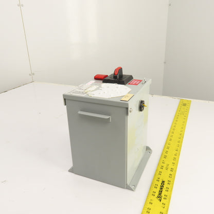 Daykin MDGTC-13 750VA Transformer Disconnect Pri 480V 1.7A Sec 120V 6.3A 1PH