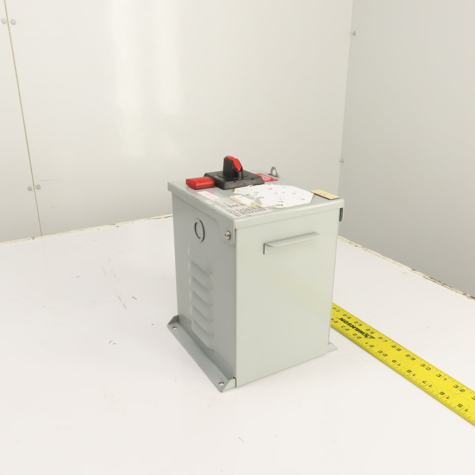 Daykin MDGTC-13 750VA Transformer Disconnect Pri 480V 1.7A Sec 120V 6.3A 1PH