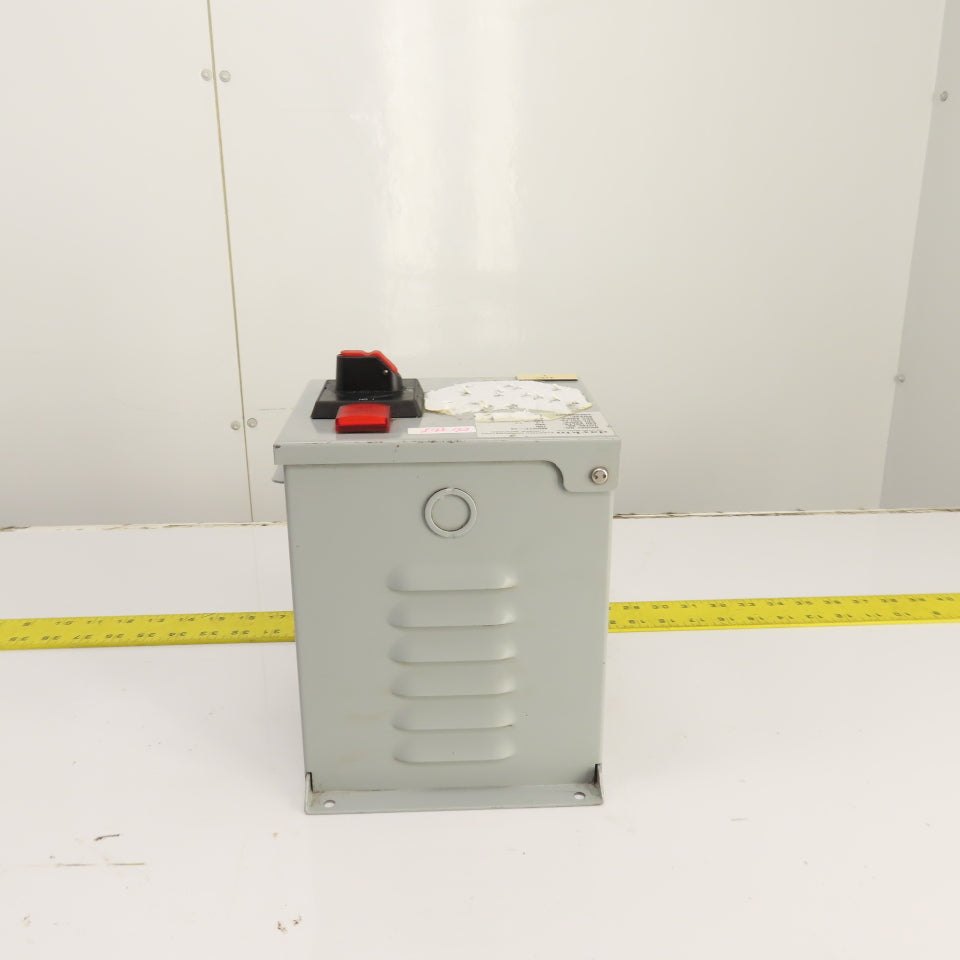 Daykin MDGTC-13 750VA Transformer Disconnect Pri 480V 1.7A Sec 120V 6.3A 1PH