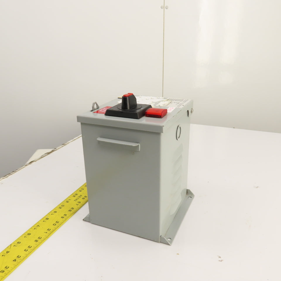 Daykin MDGTC-13 750VA Transformer Disconnect Pri 480V 1.7A Sec 120V 6.3A 1PH