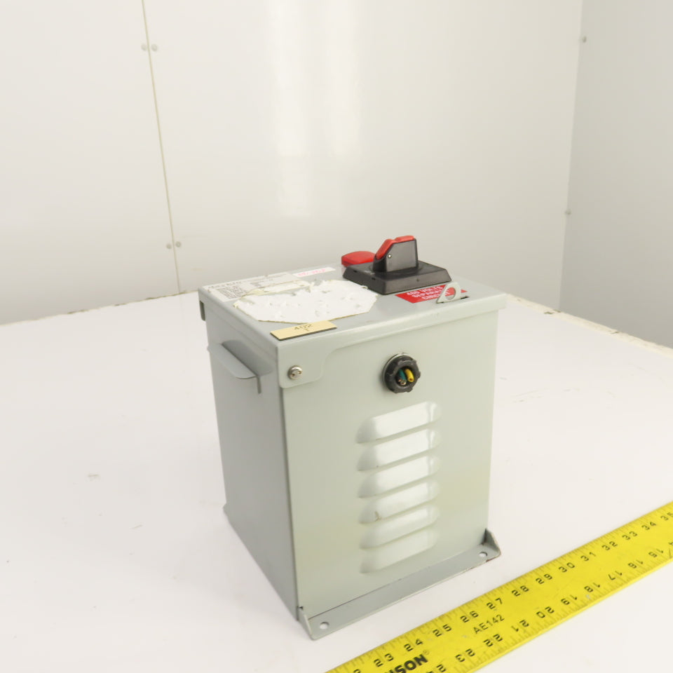 Daykin MDGTC-13 750VA Transformer Disconnect Pri 480V 1.7A Sec 120V 6.3A 1PH