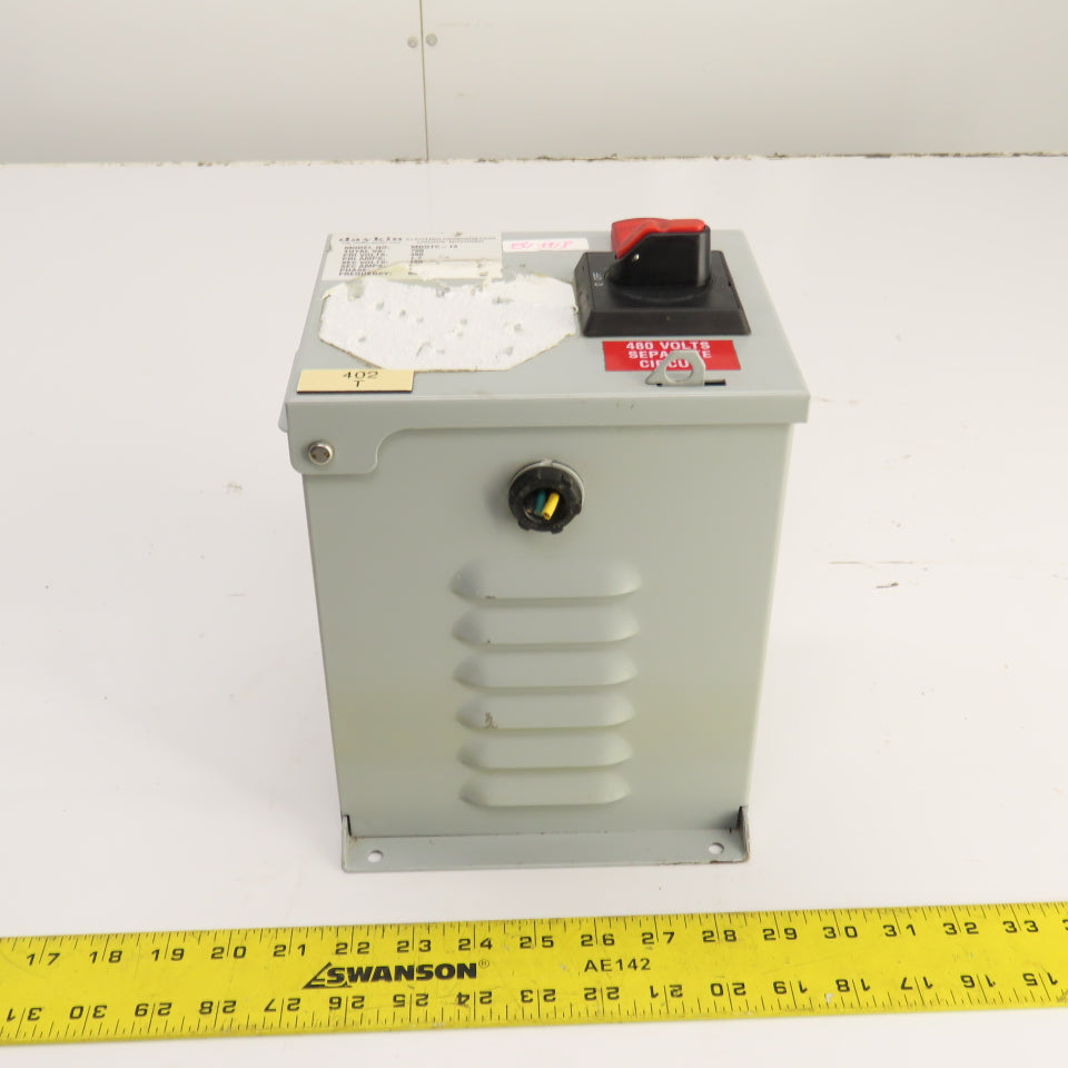 Daykin MDGTC-13 750VA Transformer Disconnect Pri 480V 1.7A Sec 120V 6.3A 1PH