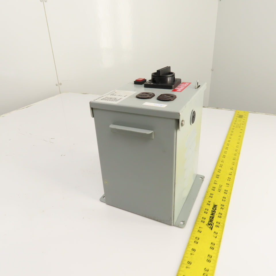 Daykin MDGTA-07 500VA Transformer Disconnect Pri 480V 1.1A Sec 120V 4.2A 1PH