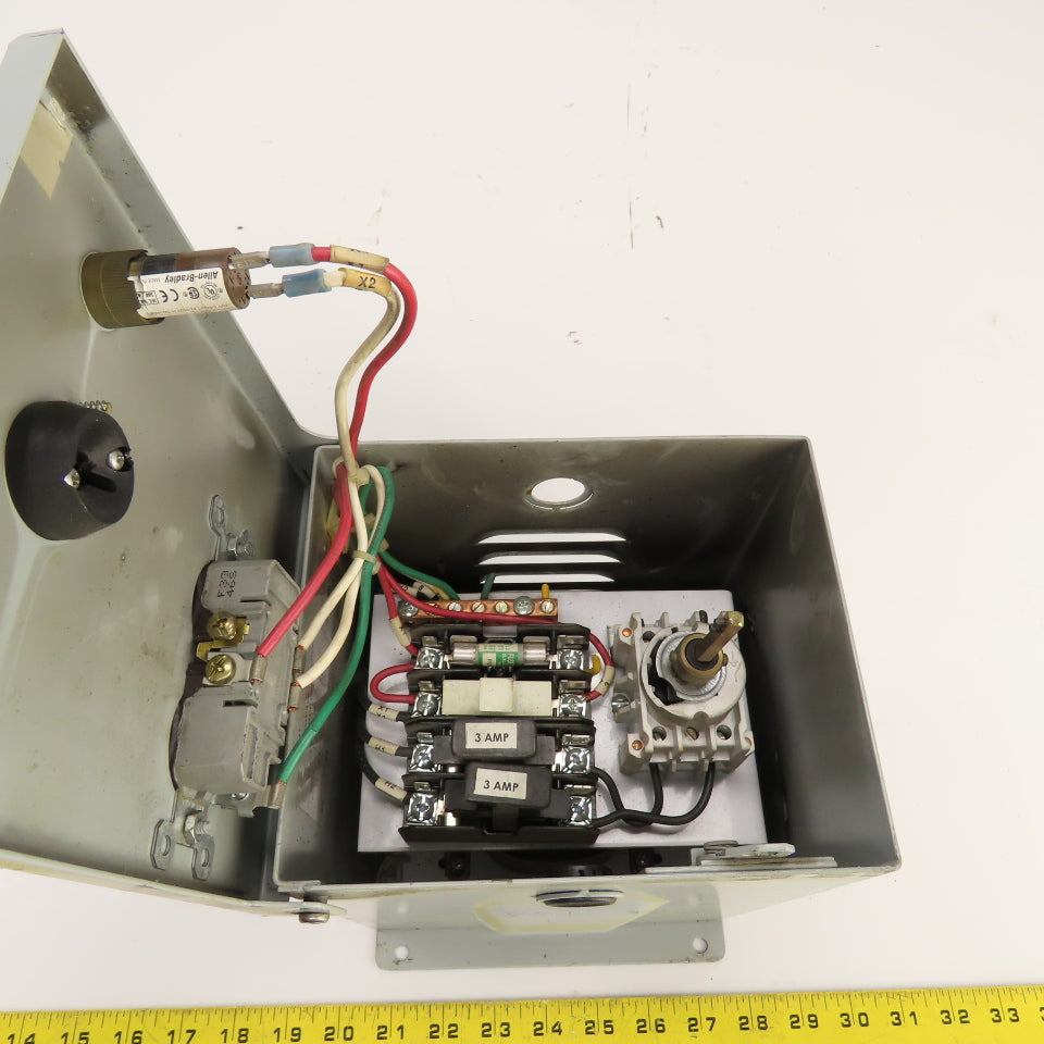 Daykin MDGTA-07 500VA Transformer Disconnect Pri 480V 1.1A Sec 120V 4.2A 1PH