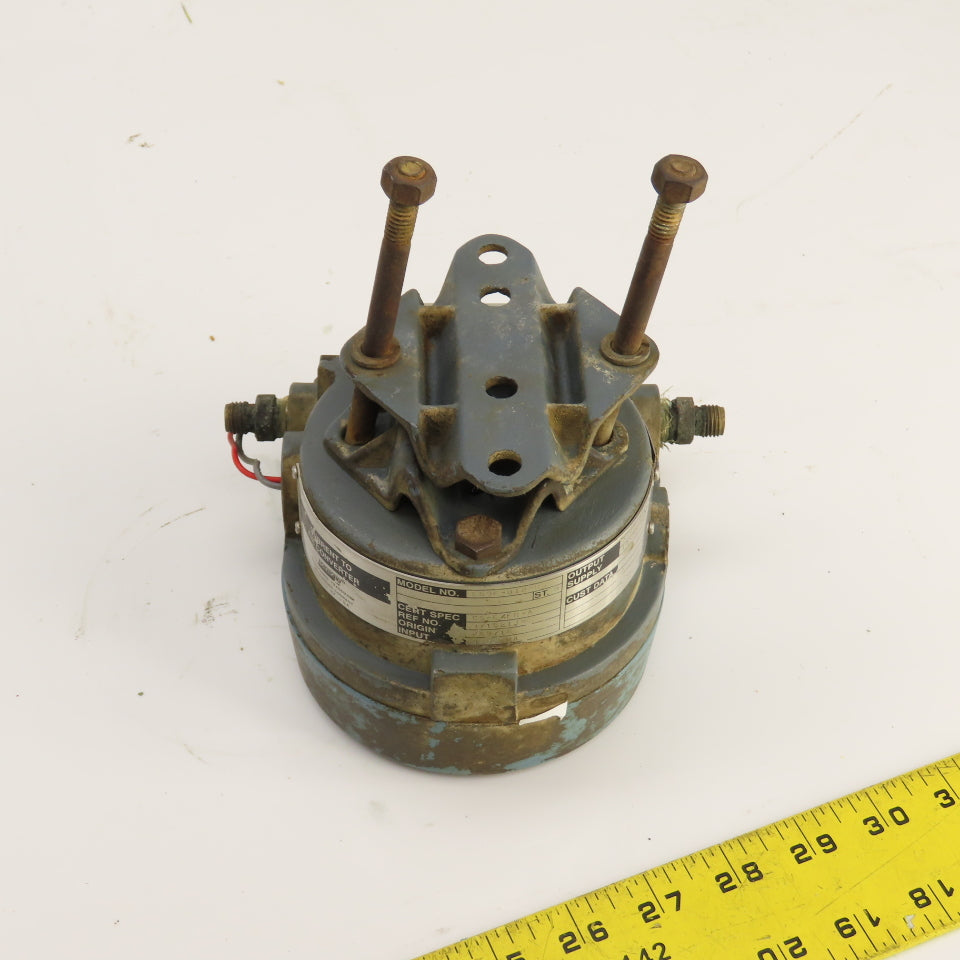 Foxboro E69F-BI2-RS Current To Air Converter 4-20Ma 3-16PSI