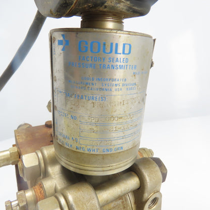 Gould PD3000-200 Flow Pressure Transmitter 30VDCW/ M4TVS Stainless Steel Valve