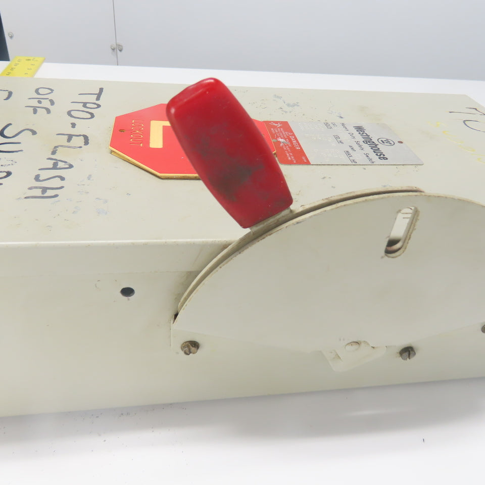 Westinghouse JHFN361 30A Fusible Heavy Duty Safety Disconnect Switch 600VAC