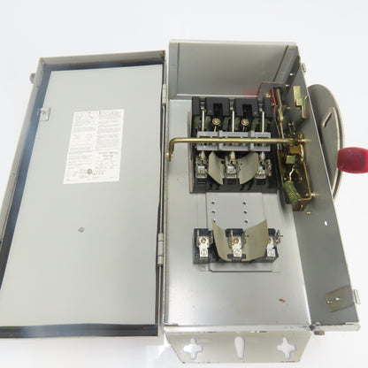 Westinghouse JHFN361 30A Fusible Heavy Duty Safety Disconnect Switch 600VAC