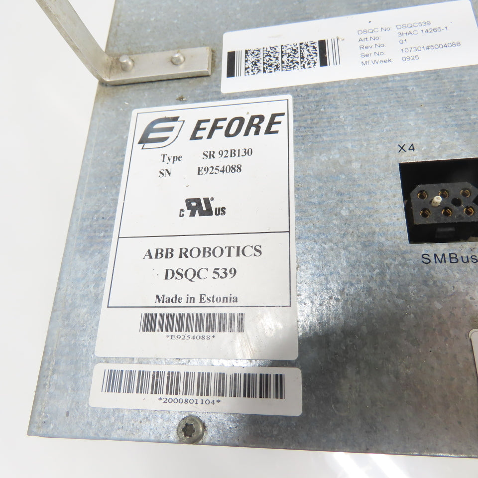 Efore SR 92B130 DSQC 539 Power Supply 230VAC Input 24V Output