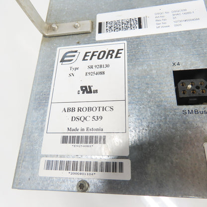 Efore SR 92B130 DSQC 539 Power Supply 230VAC Input 24V Output
