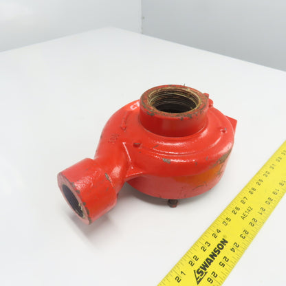 159389 Cast Pump Body 4-Bolt Mount 1-1/2" NPT Outlet 2-1/2" NPT Inlet