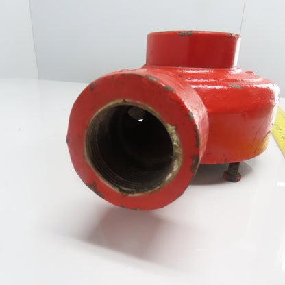 159389 Cast Pump Body 4-Bolt Mount 1-1/2" NPT Outlet 2-1/2" NPT Inlet