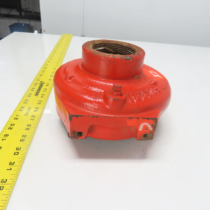 159389 Cast Pump Body 4-Bolt Mount 1-1/2" NPT Outlet 2-1/2" NPT Inlet