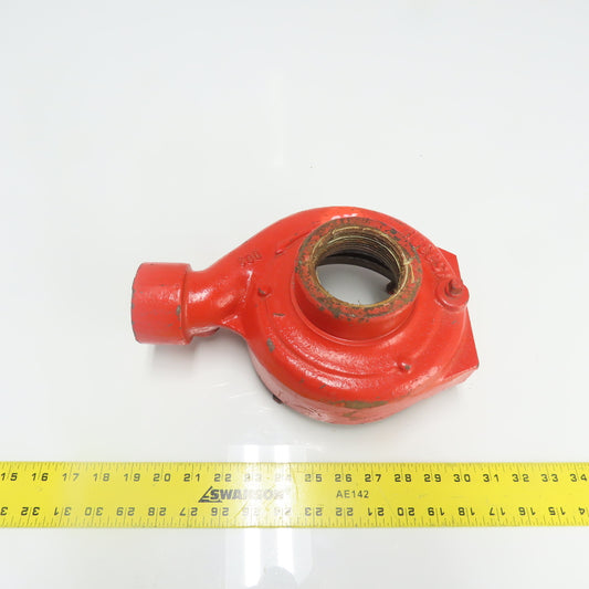 159389 Cast Pump Body 4-Bolt Mount 1-1/2" NPT Outlet 2-1/2" NPT Inlet