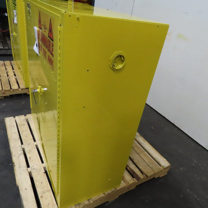 Justrite 25300 30 Gal Flammable Liquid Storage Cabinet 2 Shelf 43" x 18" x 44"