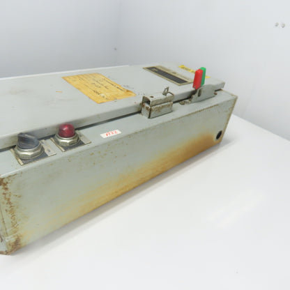 General Electric CR308 Size 0, 1 Combination Starter Disconnect 30A 600V Fused