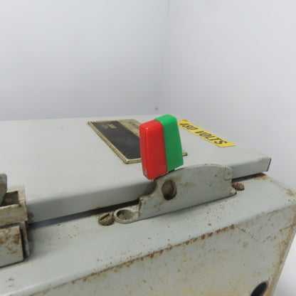 General Electric CR308 Size 0, 1 Combination Starter Disconnect 30A 600V Fused