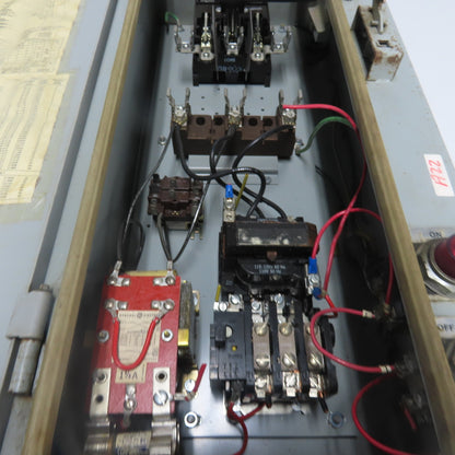 General Electric CR308 Size 0, 1 Combination Starter Disconnect 30A 600V Fused