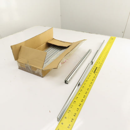 SRXY2740 Light Load Three-Step Telescopic Slide Rails 425mm Stroke 19mm H 5 Sets