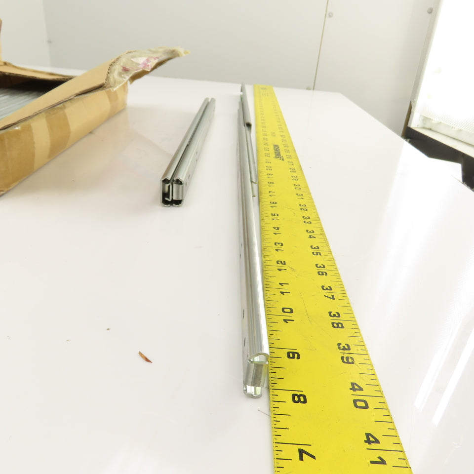 SRXY2740 Light Load Three-Step Telescopic Slide Rails 425mm Stroke 19mm H 5 Sets