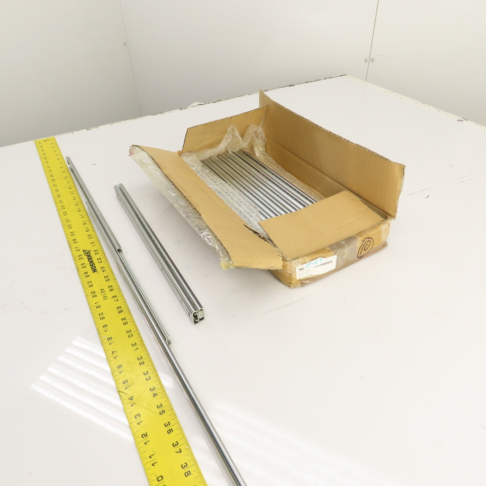 SRXY2740 Light Load Three-Step Telescopic Slide Rails 425mm Stroke 19mm H 5 Sets