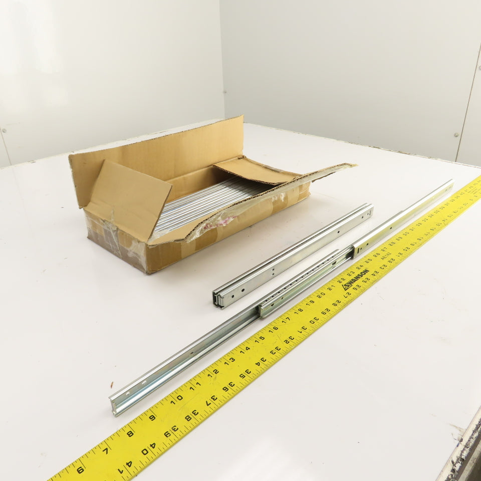 SRXY2740 Light Load Three-Step Telescopic Slide Rails 425mm Stroke 19mm H 5 Sets