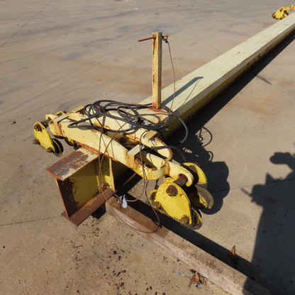 2 Ton Ceiling Mount Under Hung Bridge Crane 20' Span 65' Runway 5" x 12" Girder