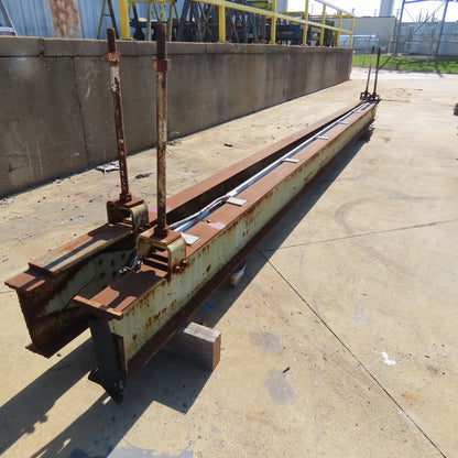 2 Ton Ceiling Mount Under Hung Bridge Crane 20' Span 65' Runway 5" x 12" Girder