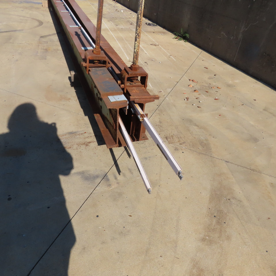 2 Ton Ceiling Mount Under Hung Bridge Crane 20' Span 65' Runway 5" x 12" Girder