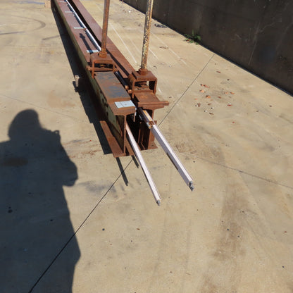 2 Ton Ceiling Mount Under Hung Bridge Crane 20' Span 65' Runway 5" x 12" Girder