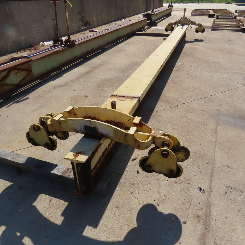 2 Ton Ceiling Mount Under Hung Bridge Crane 20' Span 65' Runway 5" x 12" Girder