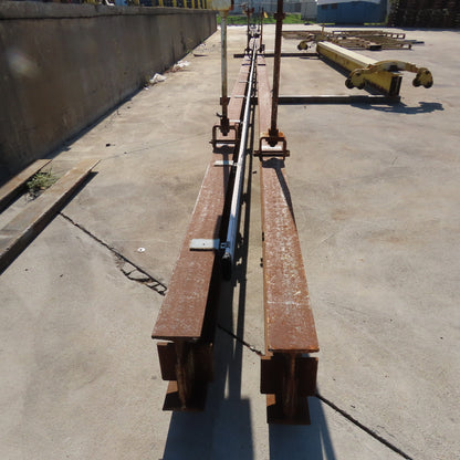 2 Ton Ceiling Mount Under Hung Bridge Crane 20' Span 65' Runway 5" x 12" Girder