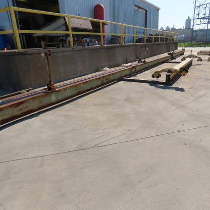 2 Ton Ceiling Mount Under Hung Bridge Crane 20' Span 65' Runway 5" x 12" Girder