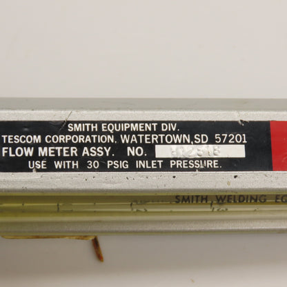 Smiths Equipment H1251B CO2 Flowmeter 30PSIG Inlet