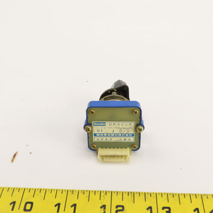 Tosoku 01J8/3 Rotary DP Selector Switch 17-Position GFED CBA