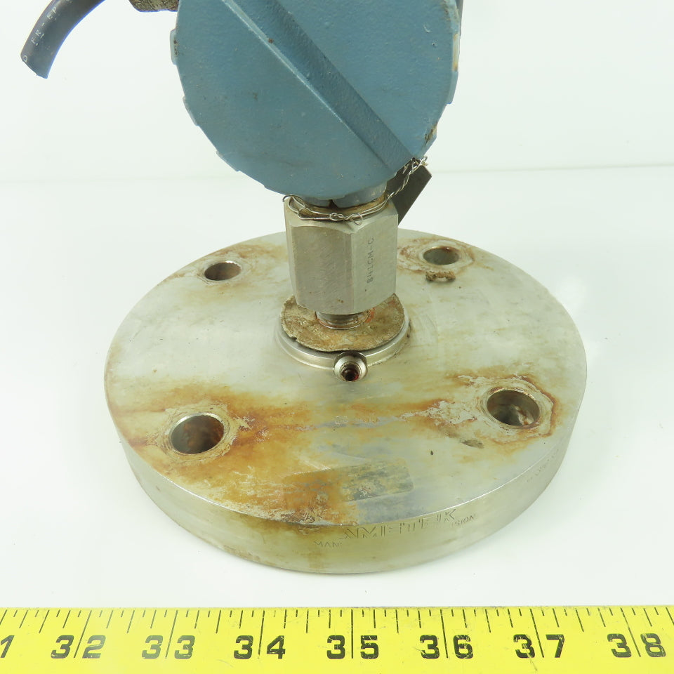 Foxboro 841GM-C 7-1/2" Flange Mount Pressure Transmitter 12.5-36VDC