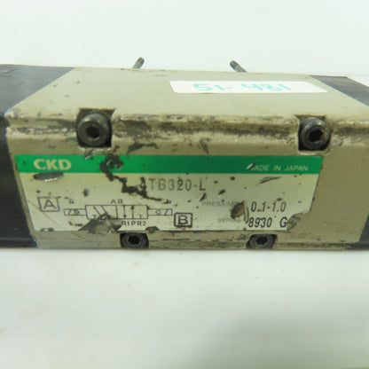 CKD 4TB320-L Pneumatic Solenoid Valve 0.1-1.0MPa 24VDC