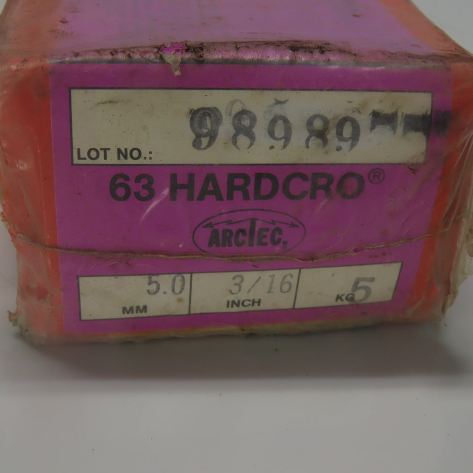 Arctec 63 Hardcro 5.0mm/ 3/16" Chromium Carbide Alloy AC/DC Electrodes 5KG