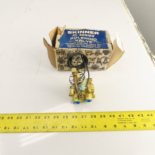 Skinner LP3LB3150 3/8" Solenoid Valve 120V 10-150PSI New