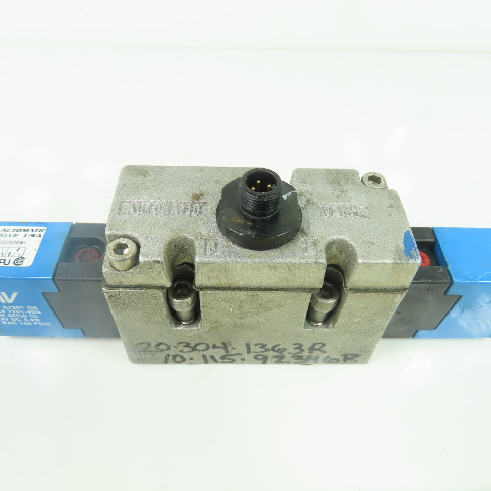 Automatic Valve 407D43S39DS3DB7 Pneumatic Directional Solenoid Valve 24V 150PSIG