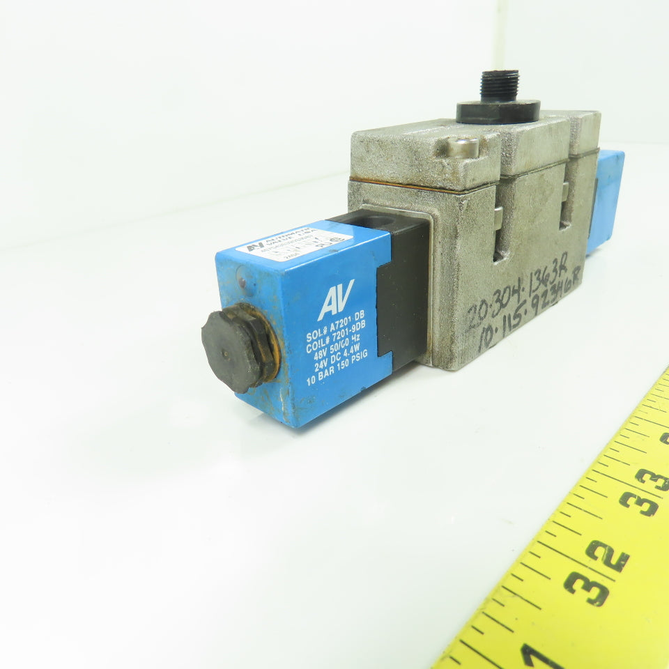 Automatic Valve 407D43S39DS3DB7 Pneumatic Directional Solenoid Valve 24V 150PSIG