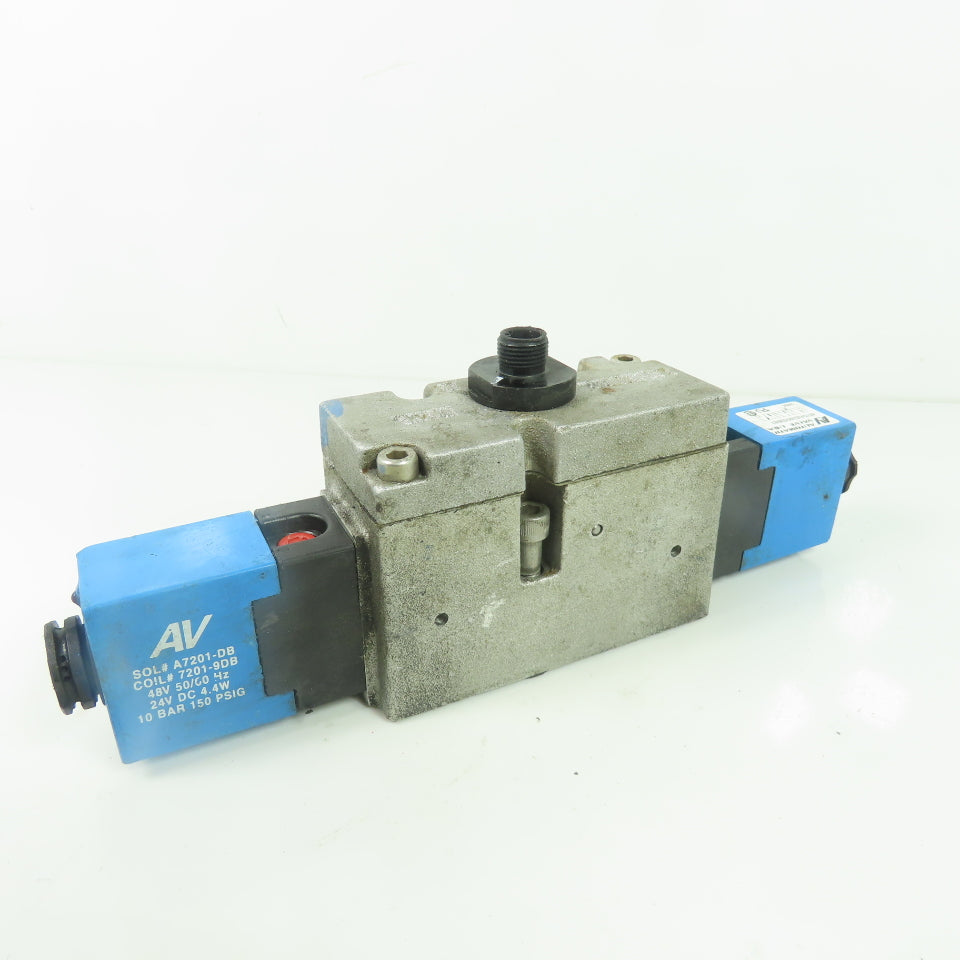 Automatic Valve 407D43S39DS3DB7 Pneumatic Directional Solenoid Valve 24V 150PSIG