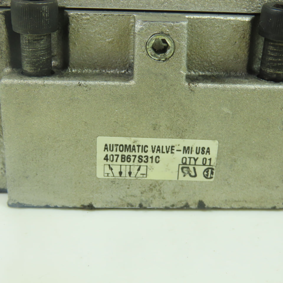 Automatic Valve 413B67S31C-DB7 Pneumatic Directional Solenoid Valve 24V 150PSIG