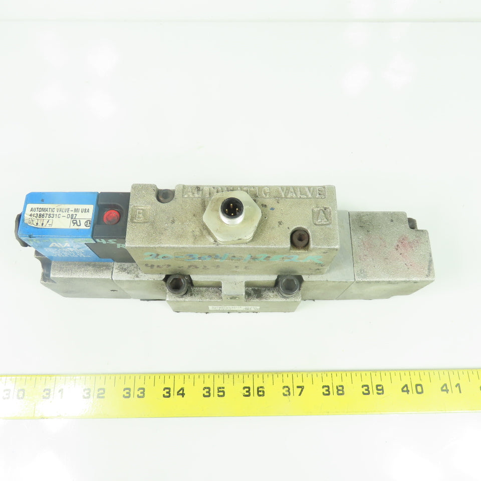 Automatic Valve 413B67S31C-DB7 Pneumatic Directional Solenoid Valve 24V 150PSIG
