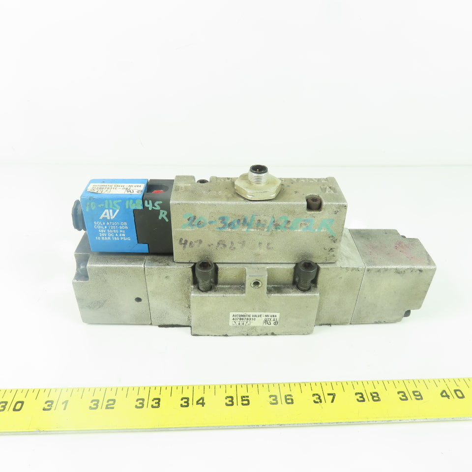 Automatic Valve 413B67S31C-DB7 Pneumatic Directional Solenoid Valve 24V 150PSIG